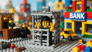 Minifig trap